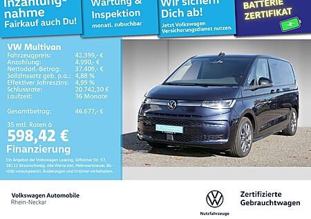 VW T7 Multivan Volkswagen 1.4 TSI eHybrid DSG 6-Sitzer AHK ACC uv