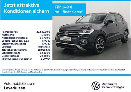 VW T-Cross Volkswagen Style DSG APP CONNECT AHK LED SHZ PDC