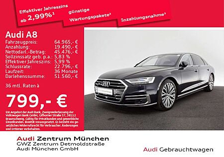 Audi A8 lang 60 TFSI qu. UPE:162" Pano/B&O/RSR/Laser