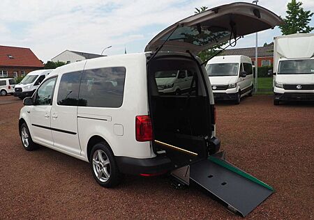 VW Caddy Volkswagen Maxi 7-Sitzer Rollstuhlgerecht/Wenderampe