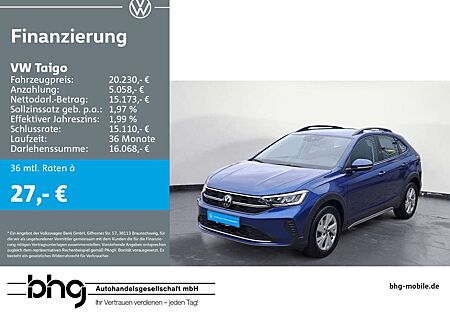 VW Taigo Volkswagen 1.0 TSI Life #LED #AppConnect #Einparkhilf