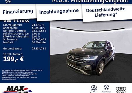 VW T-Cross Volkswagen 1.0 TSI DSG STYLE +NAVI+LED+KAMERA