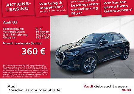 Audi Q3 40 TFSI S line quattro Matrix Navi AHZV