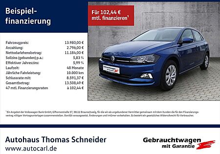 VW Polo Volkswagen Comfortline 1.0 SHZ/Blind/L+S/PDC/Klima