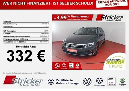 VW Passat Variant Volkswagen GTE 1.4TSI DSG 332,-ohne Anzahlung AHK Leder Kame