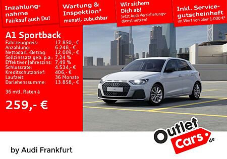 Audi A1 25 TFSI S tronic Tempomat DAB PDC S