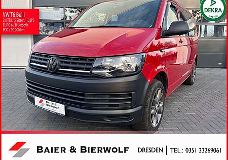 VW T6 Transporter Volkswagen Mixto 5 Sitzer Klima AHK