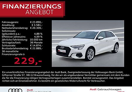 Audi A3 Sportback 40 TFSI e LED AHK ACC NAVI virtual+