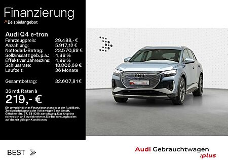 Audi Q4 e-tron gebraucht kaufen Audi Q4 e-tron 40 S line Matrix*SONOS*Assist*Navi