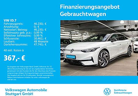 VW ID.7 Volkswagen Pro Navi Kamera Tempomat