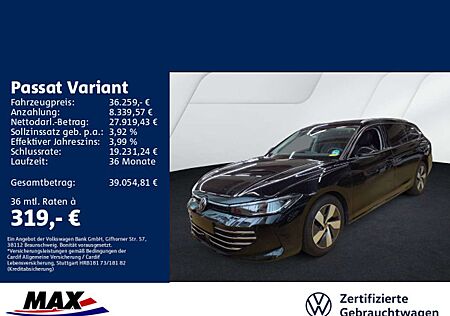 VW Passat Variant Volkswagen 2.0 TDI DSG ELEGANCE AHK+IQ.LIGHT