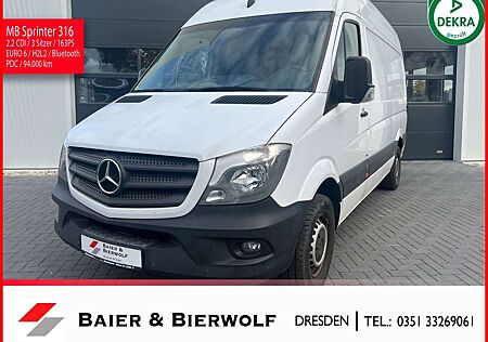 Mercedes-Benz Sprinter II Kasten 316 CDI H2 L2 Kamera PDC Kli.