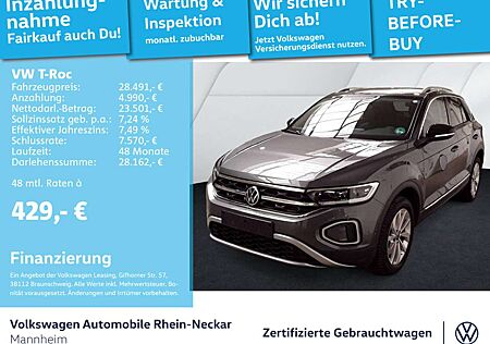 VW T-Roc Volkswagen 1.5 TSI Style DSG Navi AHK LED uvm