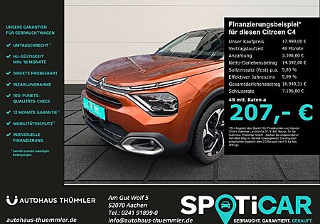 Citroën C4 Citroen Shine HUD AHK-abnehmbar Navi Ganzjahresreifen LED