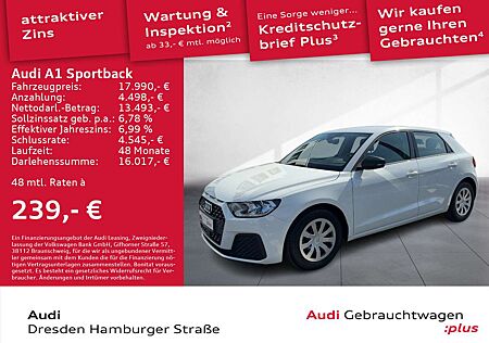 Audi A1 25 TFSI Touchscreen Schaltgetriebe