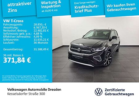 VW T-Cross Volkswagen 1.5 l TSI DSG R-Line *NAVI / REAR VIEW*
