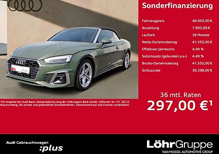 Audi A5 Cabriolet 40 TDI S line 18" AHK Navi+VC LED PDC...