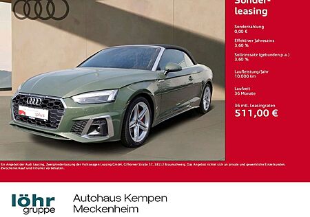 Audi A5 Cabriolet 40 TDI S line GWP 18"|NAVI+VC|LED|AHK|