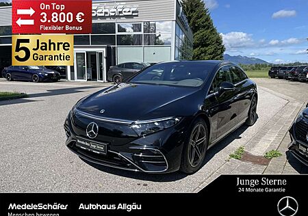 Mercedes-Benz EQS gebraucht kaufen Mercedes-Benz EQS 500 4M AMG 4xMASSAGE HA-Le. Hyper 22kW NP169