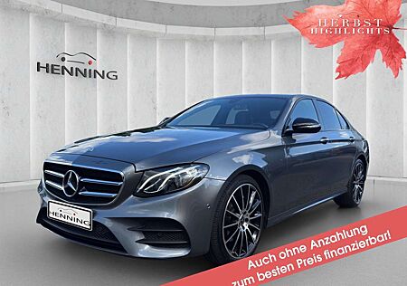 Mercedes-Benz E 200 AMG 4M Limo Night-Paket Burmester Totw 20"