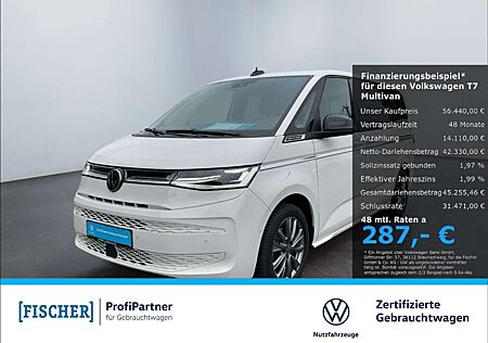 VW T7 Multivan Volkswagen Style lang LÜ 2.0TDI Matrix AHK Navi Rear View AC