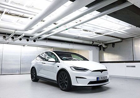 Tesla Model X Plaid 1. Hand weiss/weiss