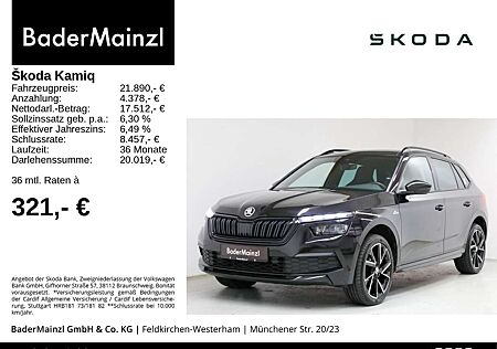 Skoda Kamiq 1.5 TSI Monte Carlo PDC ACC Virtual LED