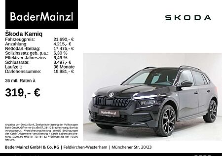 Skoda Kamiq 1.5 TSI Monte Carlo PDC ACC Virtual LED