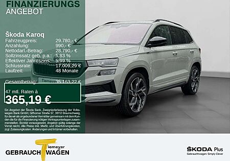 Skoda Karoq 2.0 TSI DSG 4x4 SPORTLINE AHK MATRIX NAVI
