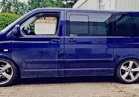 VW T5 Multivan Volkswagen 2.5TDI HU 12/27 • AHK ALU Tiefer