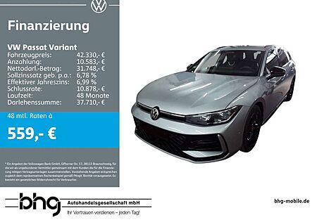 VW Passat Variant Volkswagen 2.0 TDI SCR DSG R-Line