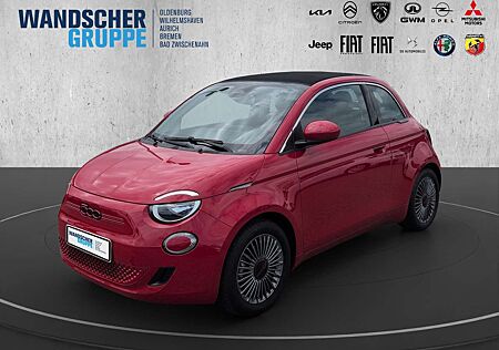 Fiat 500E 500 e Cabrio Red +SHZ+SoundSys+SpurH+Winterp.