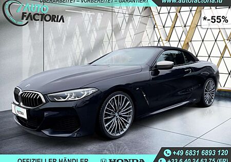 BMW M850 I Cabrio 530PS 8G 4X4+NAVI+LEDER+KAM+LASER -55%