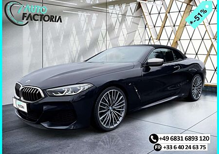 BMW M850 I CABRIO 530PS 8G 4X4+NAVI+LEDER+KAM+LED -51%