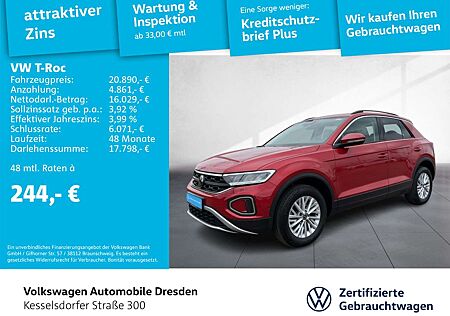 VW T-Roc Volkswagen 1.0 Life LED DAB Bluetooth