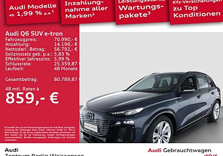 Audi Q6 e-tron Q6 *QU*S-LINE*MATRIX*B&O*360*LUFT*HUD*