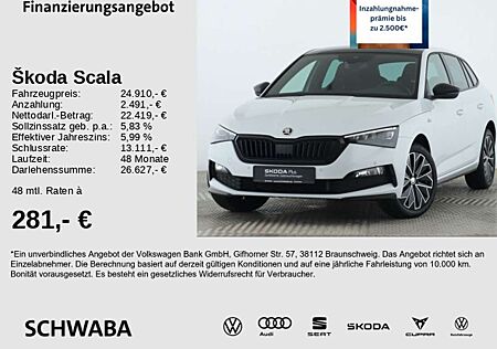Skoda Scala Monte Carlo 1.5 TSI DSG *PANO*LED*GRA*17"*