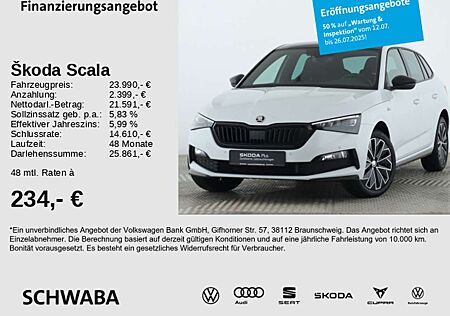 Skoda Scala Monte Carlo 1.5 TSI DSG *PANO*LED*GRA*17"*