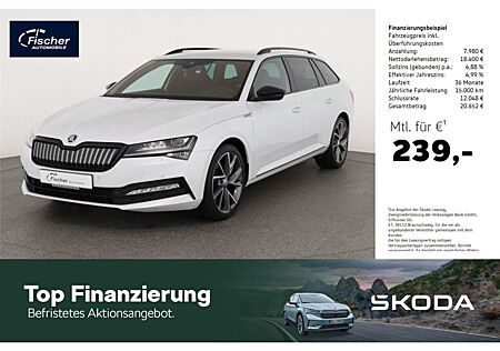 Skoda Superb gebraucht kaufen Skoda Superb Combi 1.4 TSI iV Sportline DSG AHK/Matrix