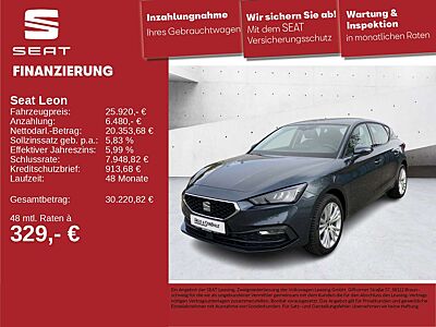 SEAT Leon Style Edition 1.5 eTSI DSG LED NAVI KEYLESS