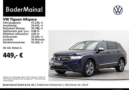 VW Tiguan Allspace Volkswagen 2.0 TDI 4M DSG 360° AHK Matrix
