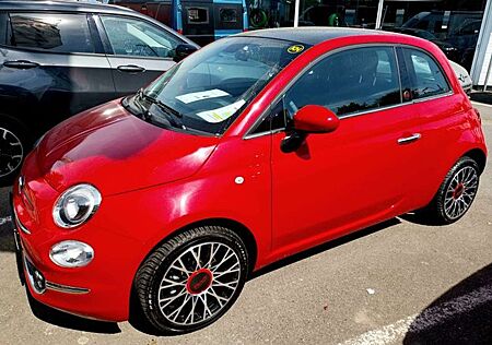 Fiat 500 RED + Glasdach + ALU + Ganzjahresreifen