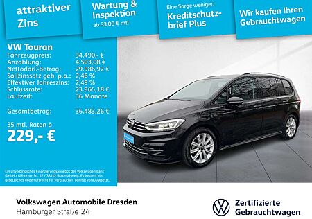 VW Touran Volkswagen R-Line 1.5 TSI DSG LED KAM FSHZG TRAVEL