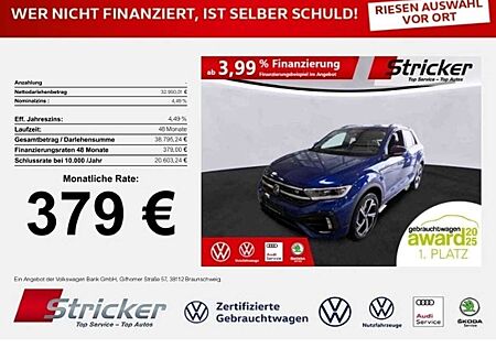 VW T-Roc Volkswagen R Black Style 379,-ohne Anzahlung Akrapovic Kamer