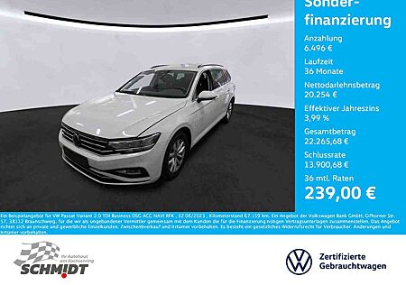 VW Passat Variant Volkswagen 2.0 TDI Business DSG ACC NAVI RFK