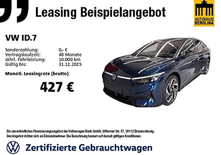 VW ID.7 Volkswagen Pro *IQ-MATRIX*AHK*360°*ACC*NAV*WärmeP*