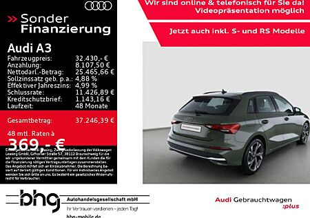Audi A3 30 TFSI Sportback S tronic advanced