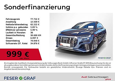 Audi SQ8 TDI Sportsitze+,Matrix,B&O,Allradlenkung,22"