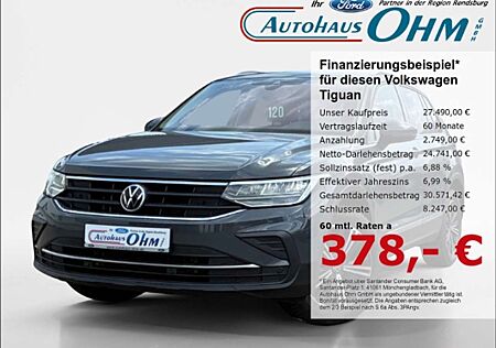 VW Tiguan Volkswagen Active 2.0 TDI BMT Start-Stopp - AHK - AUTOMATIK -