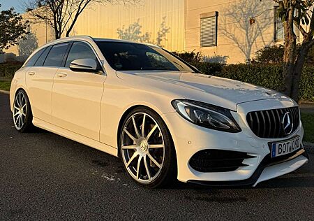 Mercedes-Benz C 250 T+AMG-Line+MB100-Garantie+StHz+Burmester+LED+Navi